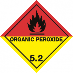 Toon details van 5.2 Organische peroxiden met tekst ("Organic peroxide")