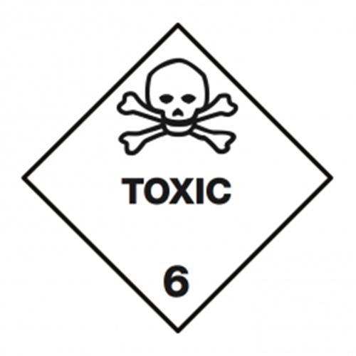 Toon details van 6.1 Giftige stoffen met tekst ("Toxic")