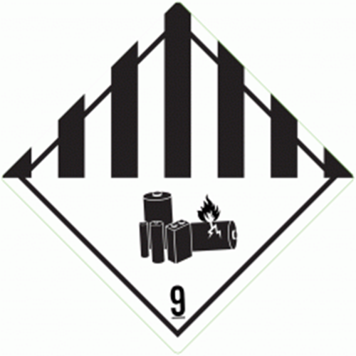 Toon details van 9.0 Caution lithium batterij