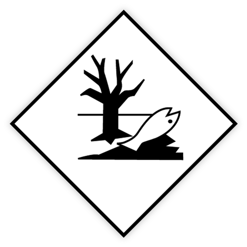 Toon details van Aluminium Gevaarsbord (Milieugevaarlijke stoffen) Marine Pollutant