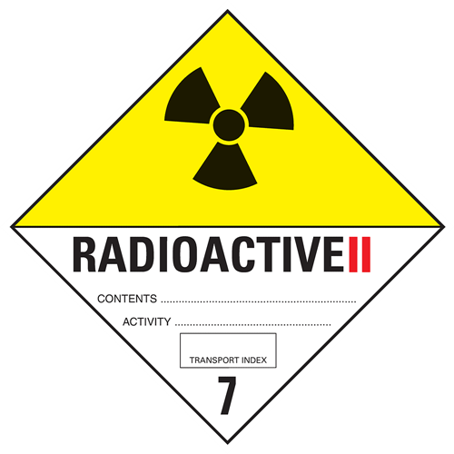 Toon details van 7.2 Radioactieve stoffen met tekst ("Radioactive II")