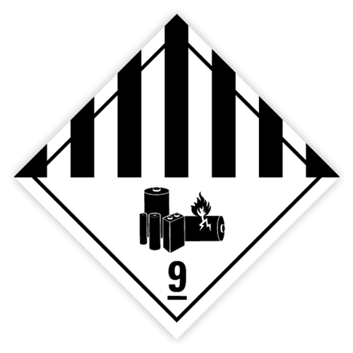 Toon details van 9.0 Caution lithium batterij