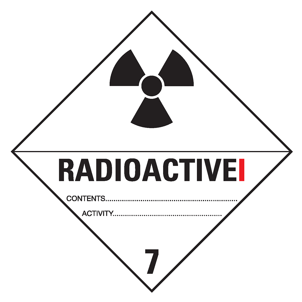 Toon details van 7.1 Radioactieve stoffen met tekst ("Radioactive I")