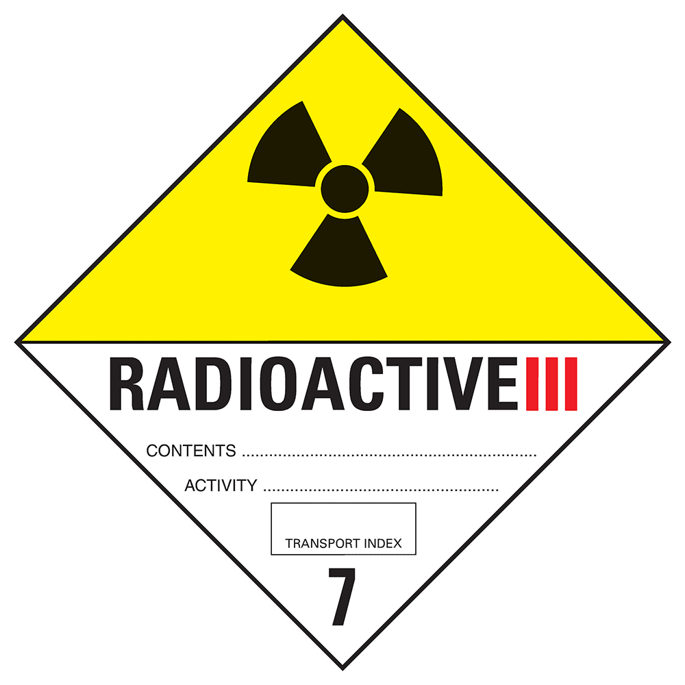 Toon details van 7.3 Radioactieve stoffen met tekst ("Radioactive III")