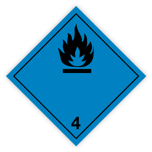 Toon details van 4.3 Stoffen die in contact met water brandbare gassen ontwikkelen zonder tekst