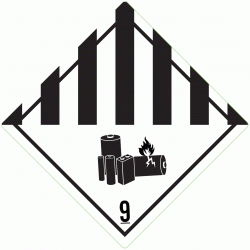Toon details van 9.0 Caution lithium batterij