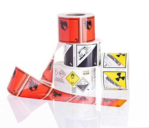 Afbeelding voor categorie Gevaarsetiketten