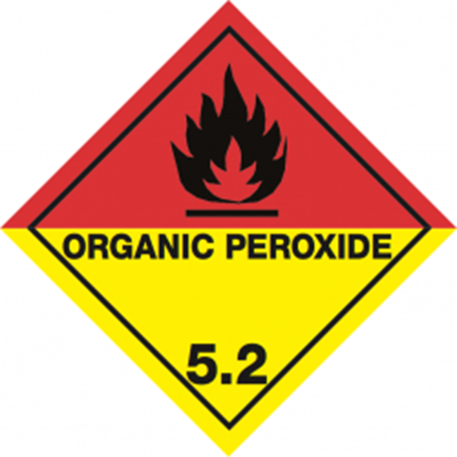 Toon details van 5.2 Organische peroxiden met tekst ("Organic peroxide")